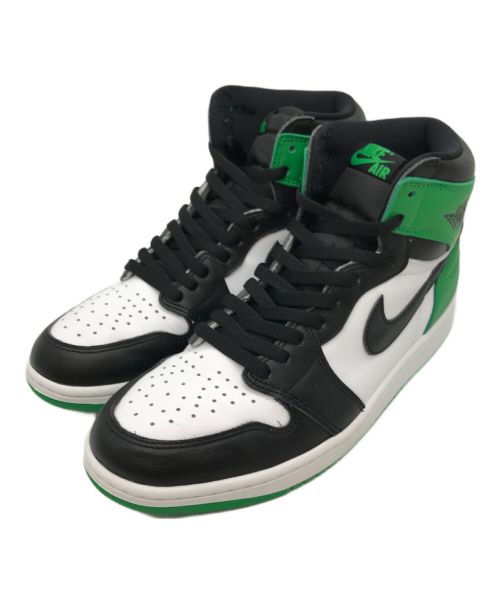 NIKE（ナイキ）NIKE (ナイキ) Air Jordan 1 Retro High OG ブラック×グリーン サイズ:27.5cmの古着・服飾アイテム