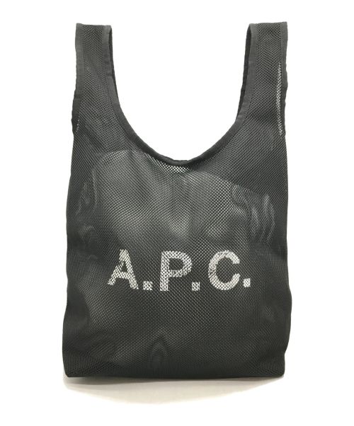 A.P.C.（アーペーセー）A.P.C. (アーペーセー) メッシュトートバッグ ブラック サイズ:下記参照の古着・服飾アイテム