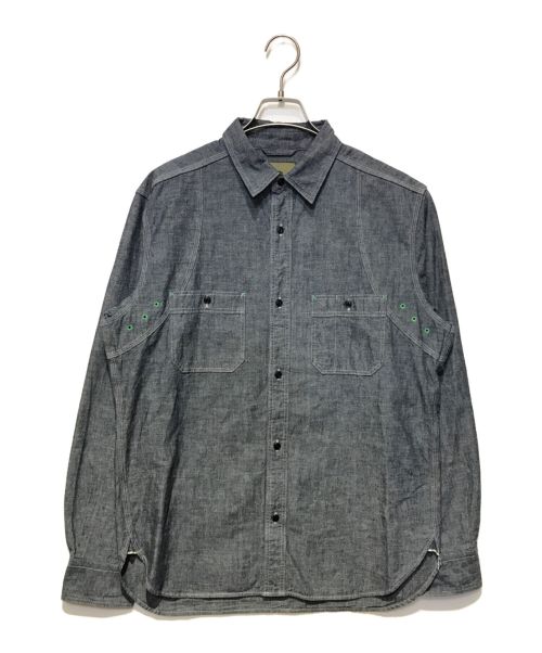 NIGEL CABOURN（ナイジェルケーボン）NIGEL CABOURN (ナイジェルケーボン) NEW MEDICAL SHIRT インディゴ サイズ:50（Ｌ相当）の古着・服飾アイテム