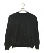 BATONERバトナ―）の古着「AGING COTTON CREW NECK」｜ブラック