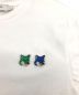 中古・古着 maison kitsune (メゾンキツネ) FOX HEAD PATCH CROPPED TEE-SHIRT ホワイト サイズ:S：6000円