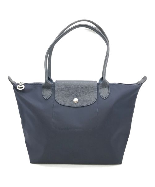 LONGCHAMP（ロンシャン）LONGCHAMP (ロンシャン) 折り畳みトートバッグ ネイビー サイズ:下記参照の古着・服飾アイテム