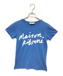 maison kitsune（メゾンキツネ）の古着「プリントTシャツ」｜ブルー