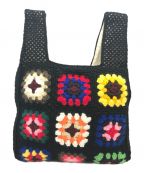 MARNIマルニ）の古着「Market Fish Crochet Bag」｜ブラック×レッド