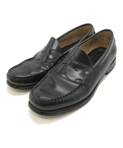 G.H.BASS（ジーエイチバス）G.H.BASS (ジーエイチバス) WEEJUNS LOGAN LOAFER ブラック サイズ:8（26cｍ相当）の古着・服飾アイテム