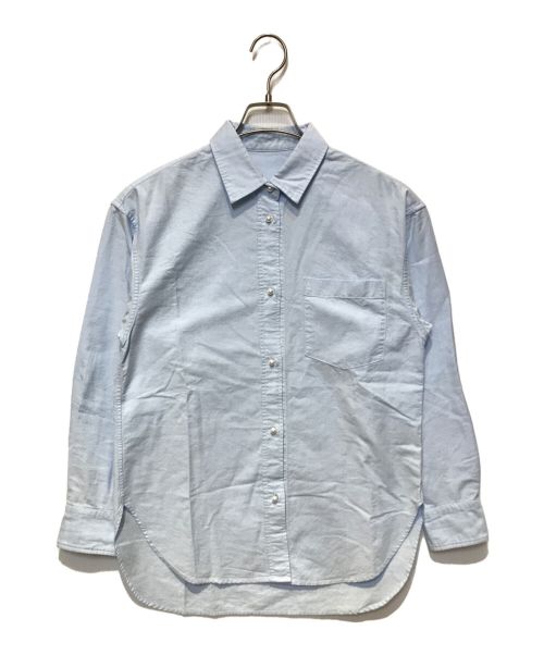 Spick and Span（スピックアンドスパン）Spick and Span (スピックアンドスパン) オックスベーシックパールボタンシャツ ブルー サイズ:FREEの古着・服飾アイテム