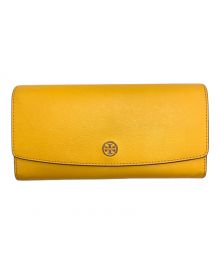 TORY BURCH（トリーバーチ）の古着「フラップロングウォレット」｜イエロー