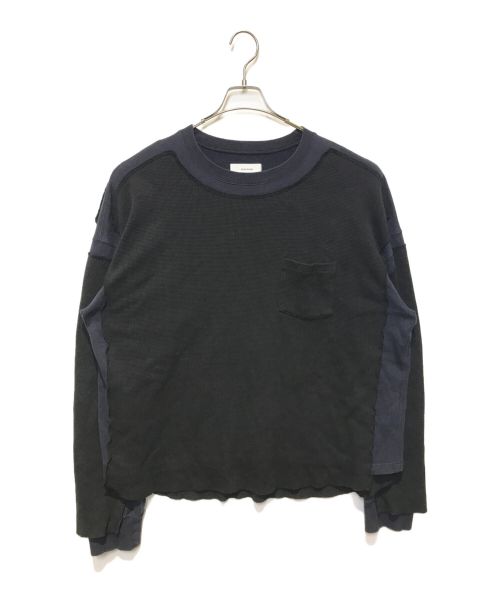 FACETASM（ファセッタズム）FACETASM (ファセッタズム) DOCKING THERMAL SWEAT ブラック サイズ:4の古着・服飾アイテム