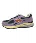 NEW BALANCE (ニューバランス) ローカットスニーカー パープル×ネイビー サイズ:26cm：17000円