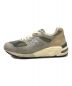 NEW BALANCE (ニューバランス) ローカットスニーカー グレー×カーキ サイズ:26cm：19000円