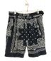 sacai（サカイ）の古着「Bandana Printed Shorts」｜ネイビー