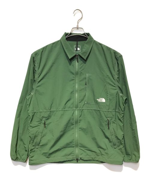 THE NORTH FACE（ザ ノース フェイス）THE NORTH FACE (ザ ノース フェイス) フリーランサンシールドコーチジャケット グリーン サイズ:Lの古着・服飾アイテム