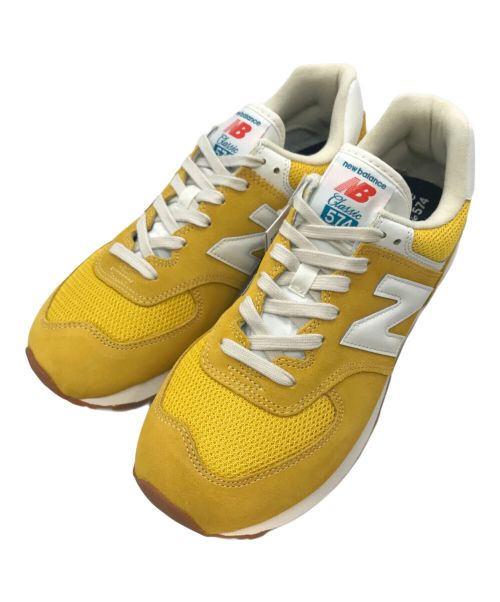 NEW BALANCE（ニューバランス）NEW BALANCE (ニューバランス) ローカットスニーカー イエロー サイズ:27.5cm 未使用品の古着・服飾アイテム