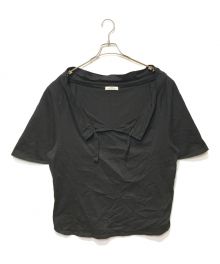 JOURNAL STANDARD relume（ジャーナルスタンダード レリューム）の古着「フリルリボンTシャツ」｜ブラック