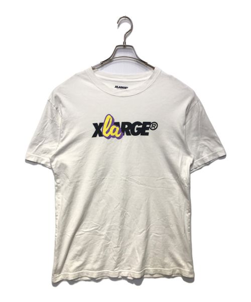 X-LARGE（エクストララージ）X-LARGE (エクストララージ) プリントTシャツ ホワイト サイズ:Lの古着・服飾アイテム