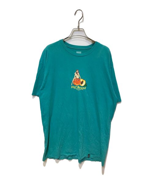 HUF（ハフ）HUF (ハフ) ピンナップガールTシャツ ブルー サイズ:Lの古着・服飾アイテム