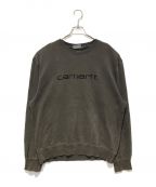 Carhartt WIPカーハート）の古着「ロゴスウェット」｜グレー