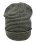 SUPREME (シュプリーム) Zig Zag Stripe Beanie グレー×ブラック サイズ:下記参照：6000円