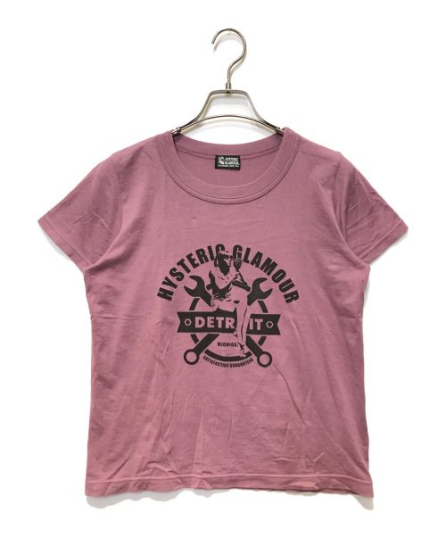 Hysteric Glamour（ヒステリックグラマー）Hysteric Glamour (ヒステリックグラマー) WRENCH Tシャツ パープル サイズ:FREEの古着・服飾アイテム