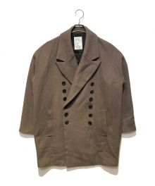 SHAREEF（シャリーフ）の古着「WOOL MELTON MIDDLE COAT コート」｜ベージュ