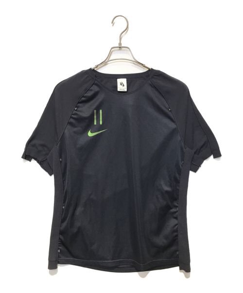 NIKE（ナイキ）NIKE (ナイキ) KIM JONES (キムジョーンズ) 切替カットソー ネイビー サイズ:Lの古着・服飾アイテム