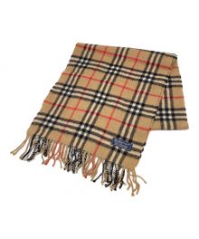 Burberry's（バーバリーズ）の古着「ノヴァチェックマフラー」｜ベージュ