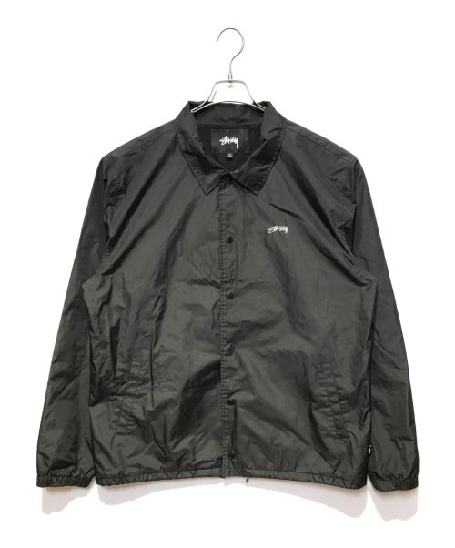 stussy（ステューシー）stussy (ステューシー) クルーズコーチジャケット ブラック サイズ:XLの古着・服飾アイテム