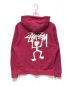 stussy (ステューシー) シャドーマンパーカー ボルドー サイズ:L：12000円