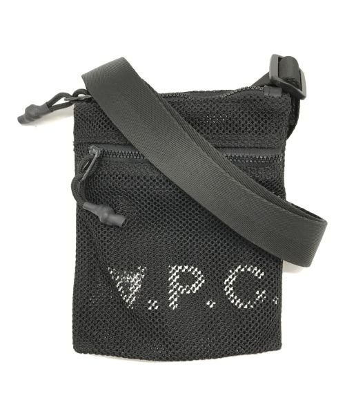 A.P.C.（アーペーセー）A.P.C. (アーペーセー) メッシュショルダーバッグ ブラック サイズ:下記参照の古着・服飾アイテム