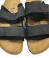 中古・古着 BIRKENSTOCK (ビルケンシュトック) ウジ スエードレザーサンダル ブラック サイズ:24cm：9000円