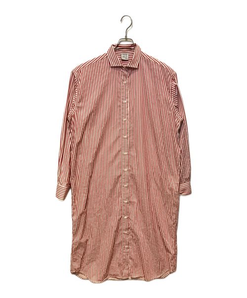 BASERANGE（ベースレンジ）BASERANGE (ベースレンジ) OLE SHIRT DRESS レッド サイズ:Sの古着・服飾アイテム