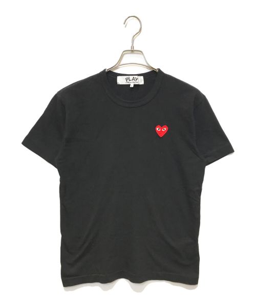 PLAY COMME des GARCONS（プレイ コムデギャルソン）PLAY COMME des GARCONS (プレイ コムデギャルソン) 胸刺繍Tシャツ ブラック サイズ:Lの古着・服飾アイテム