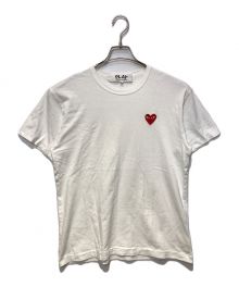 PLAY COMME des GARCONS（プレイ コムデギャルソン）の古着「胸刺繍Tシャツ」｜ホワイト