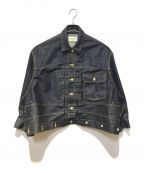 beautiful peopleビューティフルピープル）の古着「double-end selvedge denim blouson」｜インディゴ