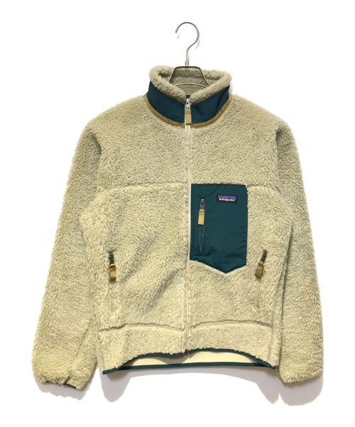 Patagonia（パタゴニア）Patagonia (パタゴニア) クラシック・レトロX・ジャケット ベージュ×グリーン サイズ:Sの古着・服飾アイテム