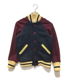 skookum×BEAMS BOY（スクーカム×ビームスボーイ）の古着「アワードジャケット」｜ボルドー×ネイビー