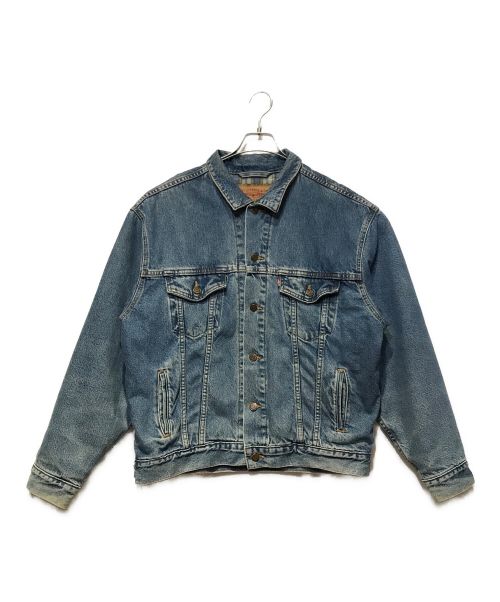 LEVI'S（リーバイス）LEVI'S (リーバイス) ［古着］ネルライナーデニムジャケット インディゴ サイズ:Ｍの古着・服飾アイテム