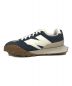 NEW BALANCE (ニューバランス) ローカットスニーカー ネイビー×ホワイト サイズ:26cm：8000円