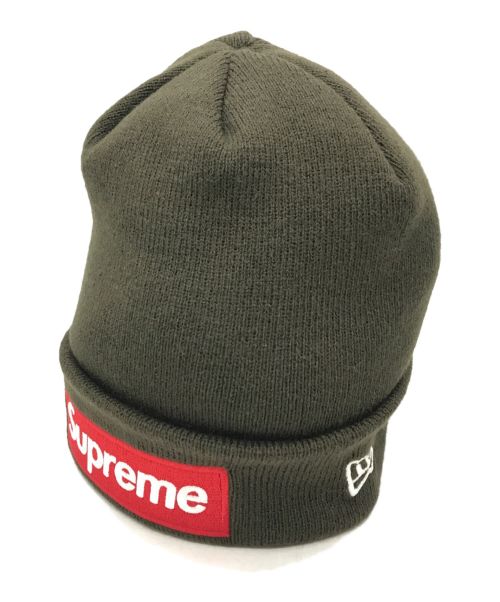 SUPREME（シュプリーム）SUPREME (シュプリーム) New Era (ニューエラ) ボックスロゴビーニー カーキ サイズ:下記参照の古着・服飾アイテム