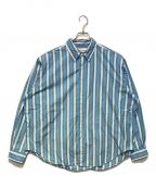 THE SHINZONEザ シンゾーン）の古着「STRIPE DADDY SHIRT」｜ブルー×ホワイト