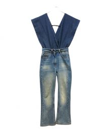 MM6 Maison Margiela（エムエムシックス メゾンマルジェラ）の古着「デニム オーバーオール」｜インディゴ