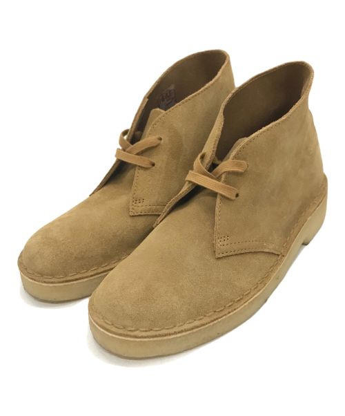 CLARKS（クラークス）CLARKS (クラークス) W DESERT BOOT ベージュ サイズ:23.5cmの古着・服飾アイテム