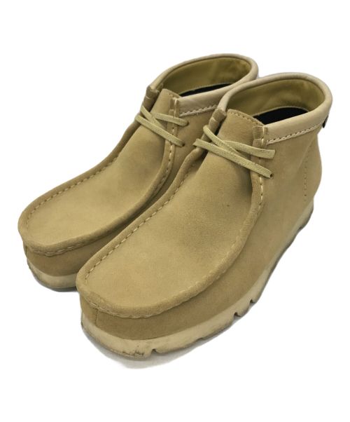 CLARKS（クラークス）CLARKS (クラークス) GORE-TEX ワラビーブーツ ベージュ サイズ:26cmの古着・服飾アイテム