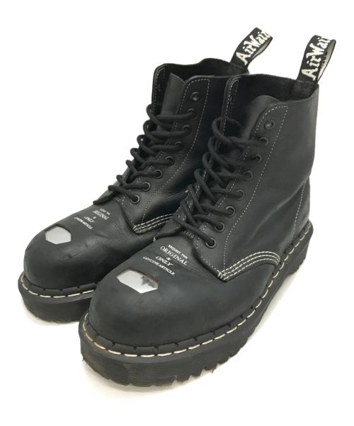 Dr.Martens（ドクターマーチン）Dr.Martens (ドクターマーチン) 1460 PASCAL スチールトゥ 8 ホール ブーツ ブラック サイズ:UK7(26cm)の古着・服飾アイテム