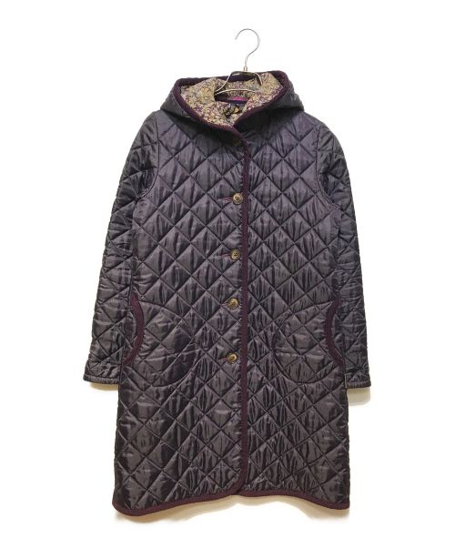 LAVENHAM（ラベンハム）LAVENHAM (ラベンハム) キルティングコート パープル サイズ:40の古着・服飾アイテム