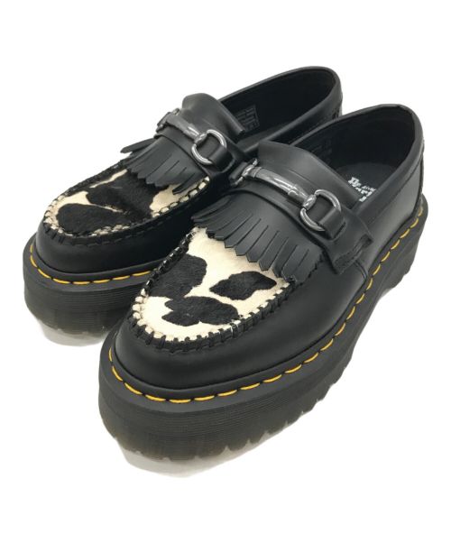 Dr.Martens（ドクターマーチン）Dr.Martens (ドクターマーチン) ハラコビットローファー ブラック サイズ:UK4（23cm相当）の古着・服飾アイテム