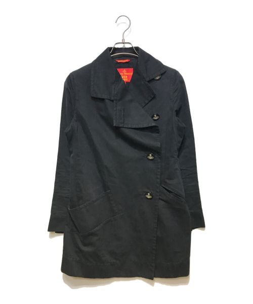 Vivienne Westwood RED LABEL（ヴィヴィアンウエストウッドレッドレーベル）Vivienne Westwood RED LABEL (ヴィヴィアンウエストウッドレッドレーベル) トレンチコート ブラック サイズ:3の古着・服飾アイテム