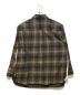 stein (シュタイン) OVERSIZED LAYERED FLANNEL SHIRT ブラウン サイズ:S：18000円