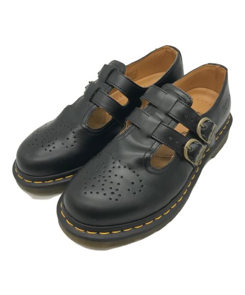 Dr.Martens（ドクターマーチン）Dr.Martens (ドクターマーチン) メリージェーン ダブルストラップ シューズ ブラック サイズ:UK6（25.0㎝相当）の古着・服飾アイテム