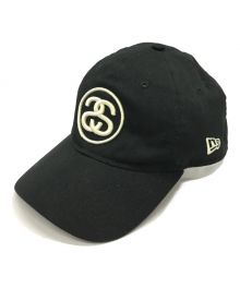 New Era×stussy（ニューエラ×ステューシー）の古着「SSロゴキャップ」｜ブラック